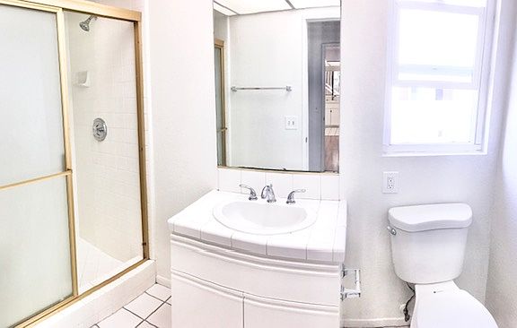 1st floor bathroom with standing showing (no tub)