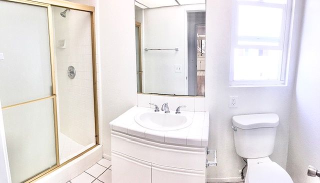 1st floor bathroom with standing showing (no tub)