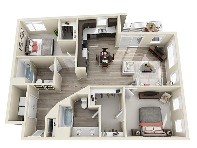 Floor plan B3