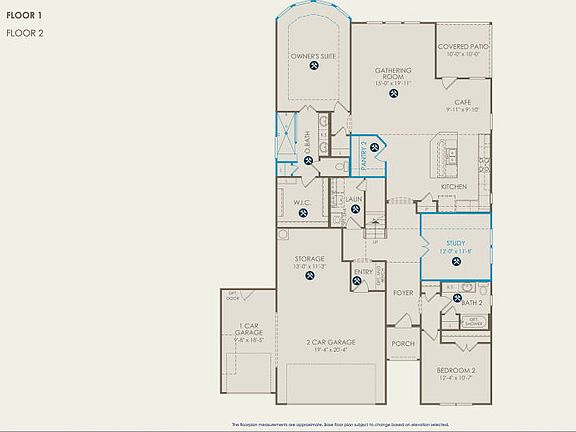 Mooreville Floor Plan, Quick Move-In Home, Floor 1