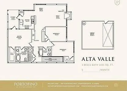 Alta Valle Floor Plan Alta Valle Floor Plan