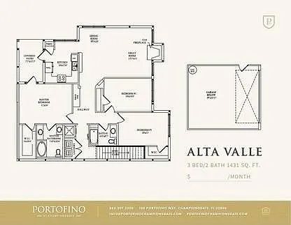 Floor plan Alta Valle