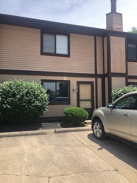 Front view and parking lot