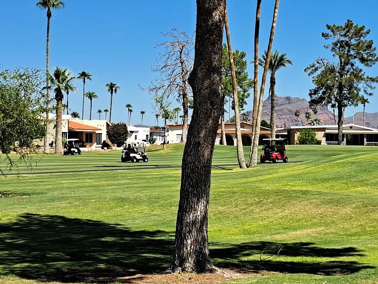 backyard view of Red Mountain