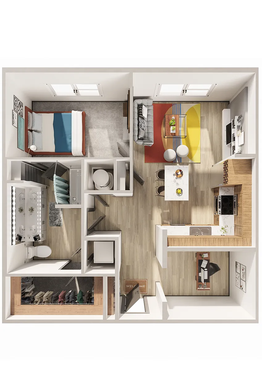 Floor plan A-A6