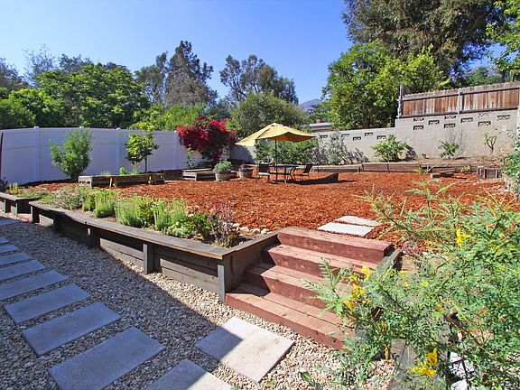 Backyard with Fruit Trees