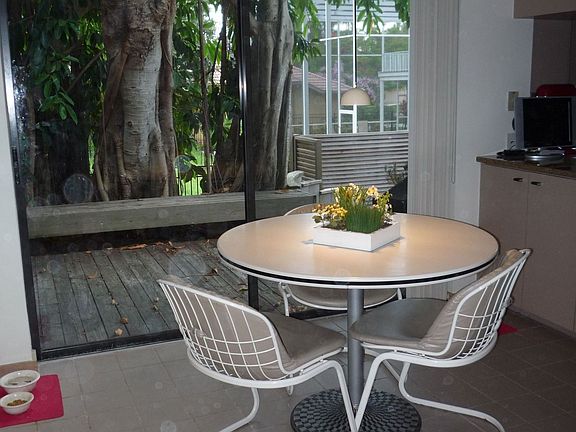 kitchen and deck