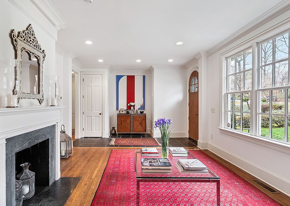 Large fireside living room