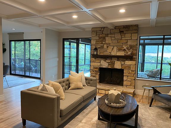 Formal Living Room with fireplace