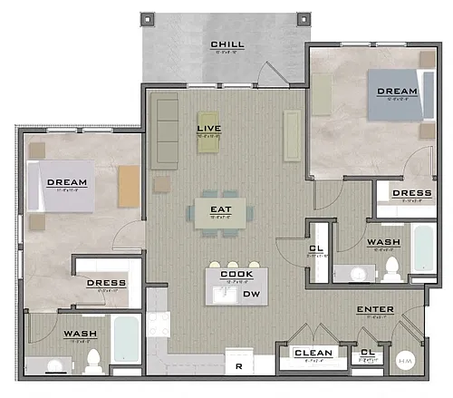Floor plan B2