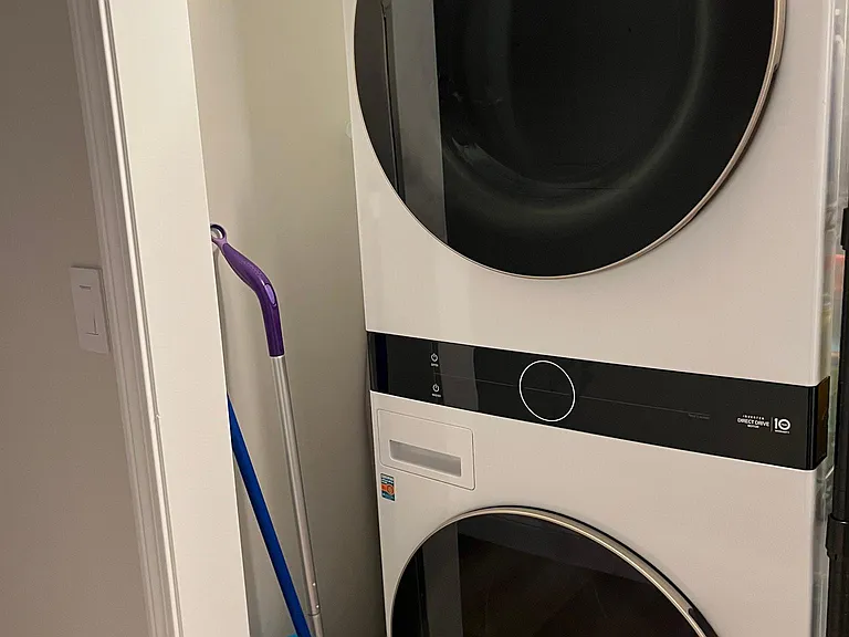 Brand new laundry tower.