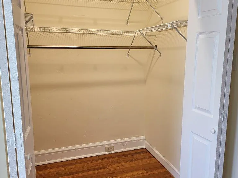 Front bed closet