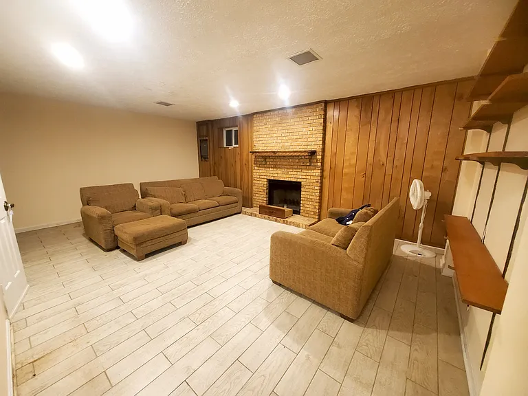 Basement seating area