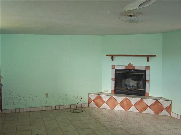 Nice Fireplace & Tile Floors