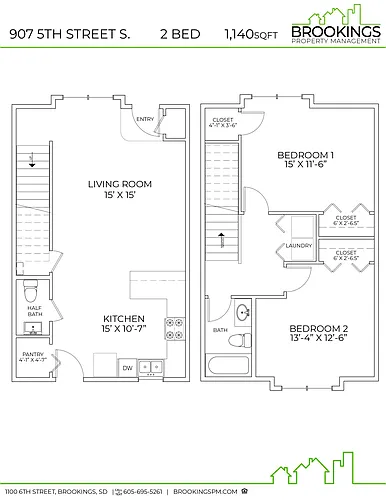 Floor plan 2 Bedroom