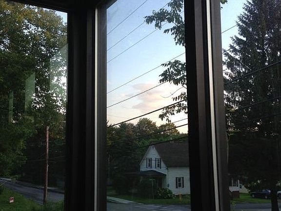Floor to Ceiling Glass in Living Room