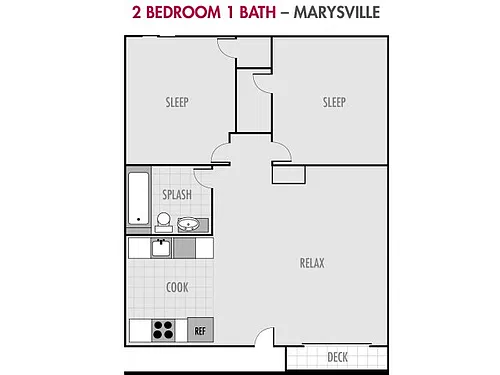 Floor plan The Marysville at Cougar Ridge
