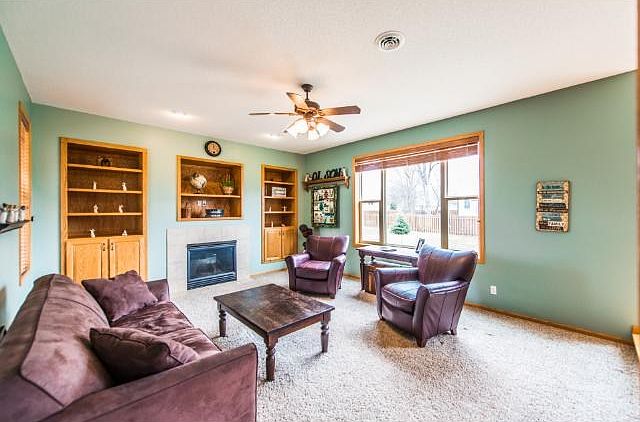 Large Living room with lots of natural light