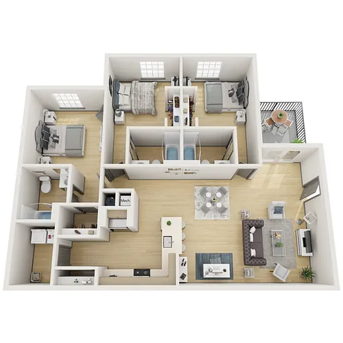 Floor plan The Cambridge