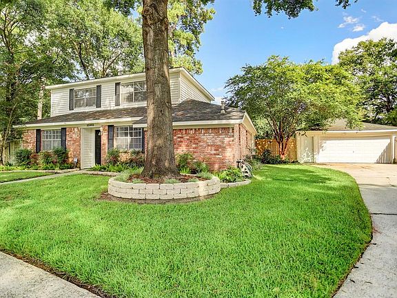There is a two car detached garage and plenty of driveway space for guests.