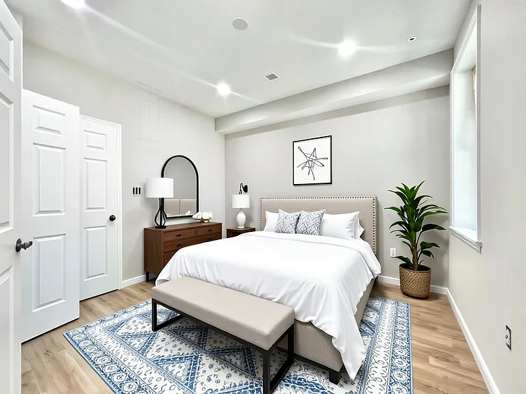 Staged Bedroom