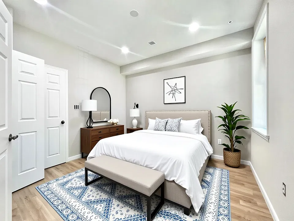 Staged Bedroom