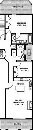 1st image of 1843 W North Ave APT 2W