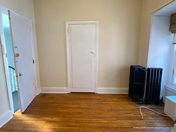 living room and closet
