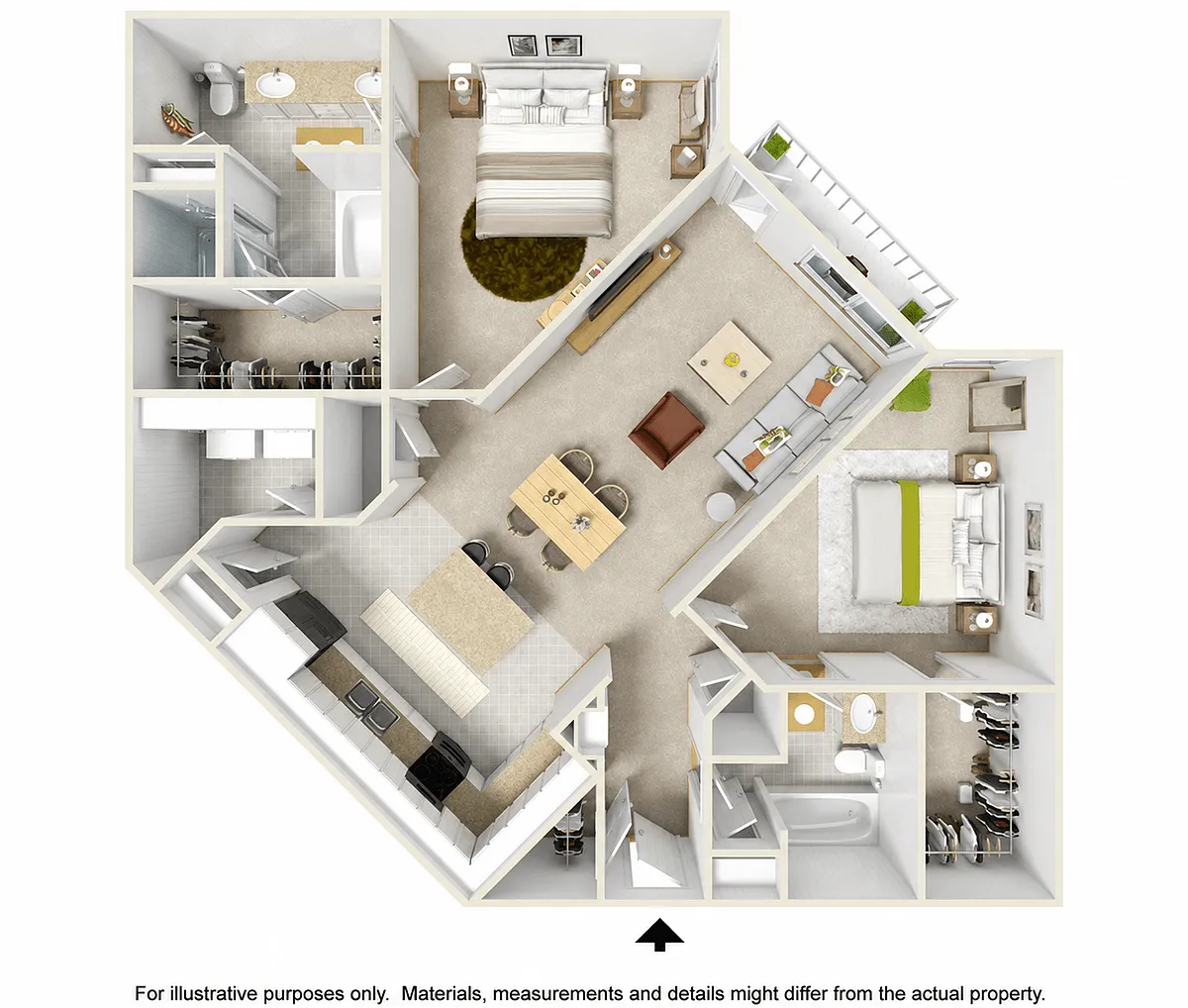 Floor plan The Buchanan