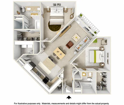 Floor plan The Buchanan