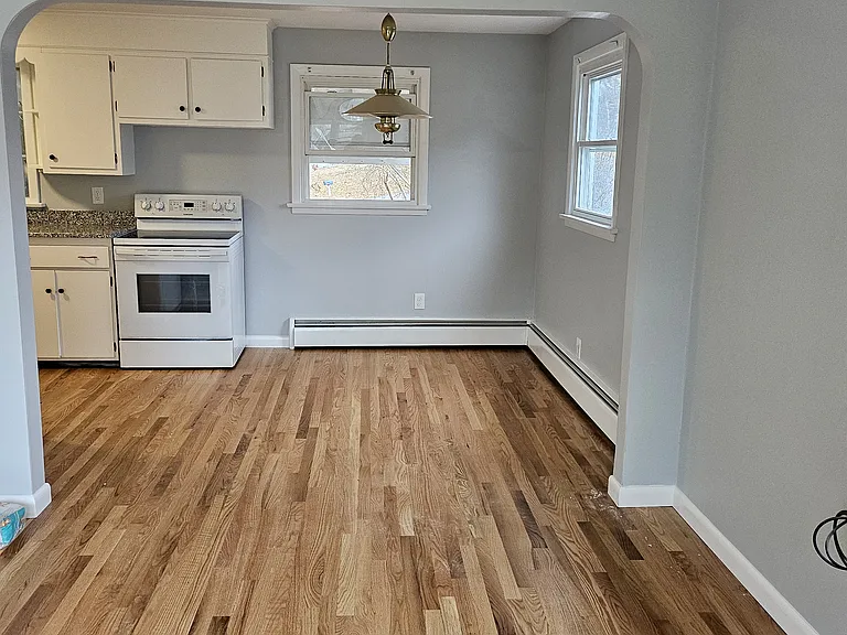 Living room opened to dining & kitchen