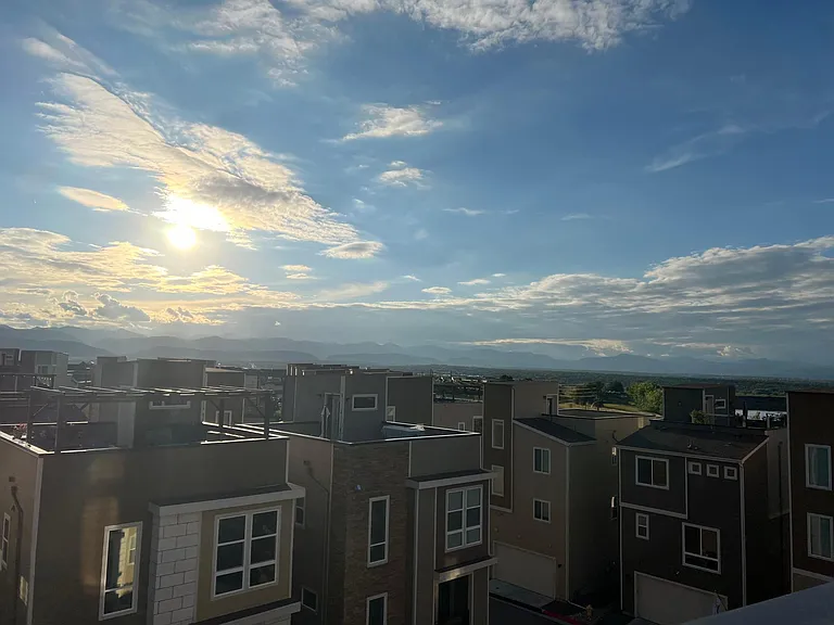View from rooftop patio.