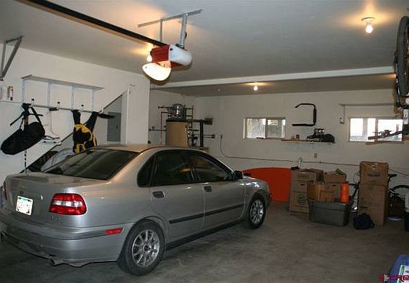 Double car garage with storage