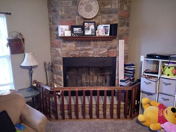 living room fireplace