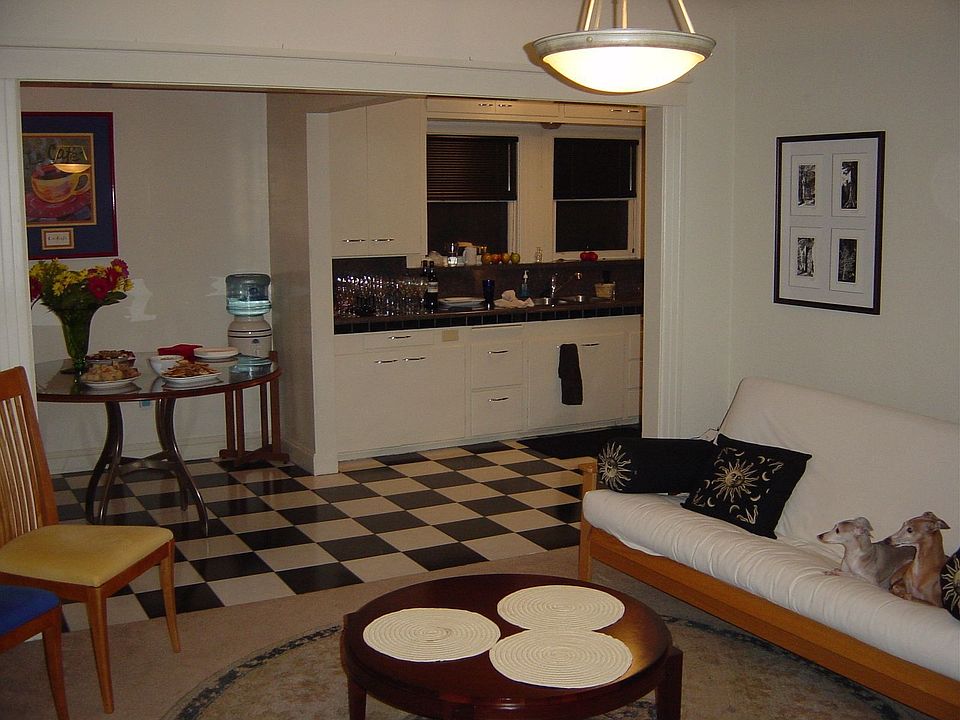 view through to kitchen