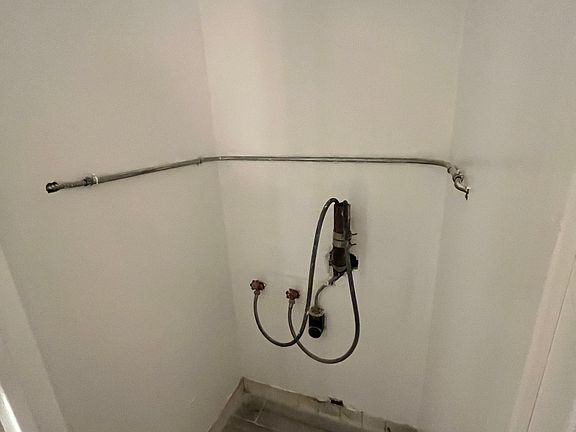 washer and dryer hook up on second floor