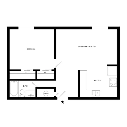 Floor plan Pewter