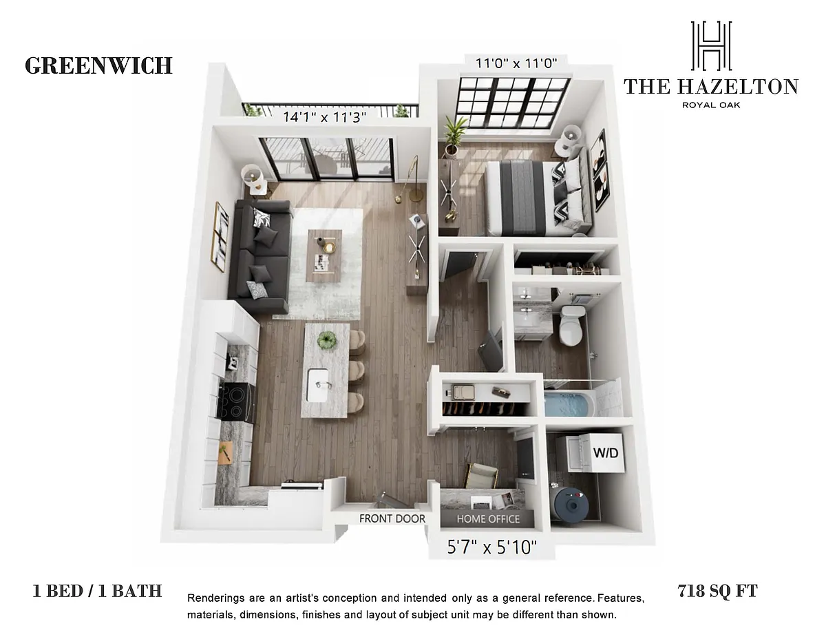 Floor plan Greenwich