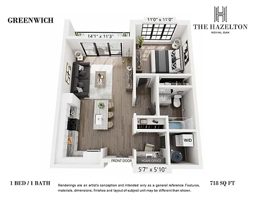 Floor plan Greenwich