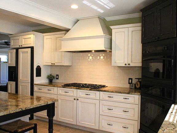 Kitchen with gas range