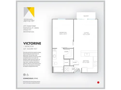 Floor plan Victorine