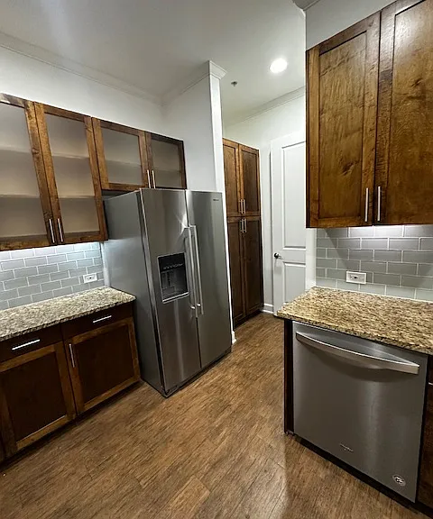 Pantry just off kitchen area