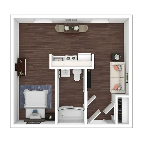 Floor plan Studio