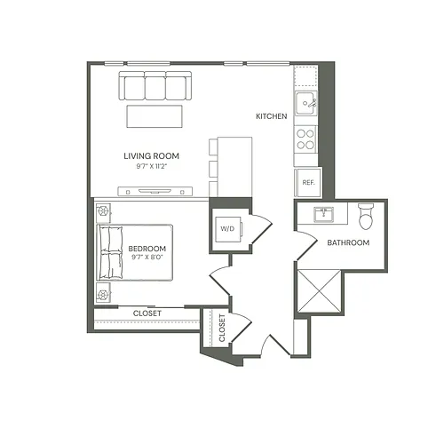 Floor plan A1U