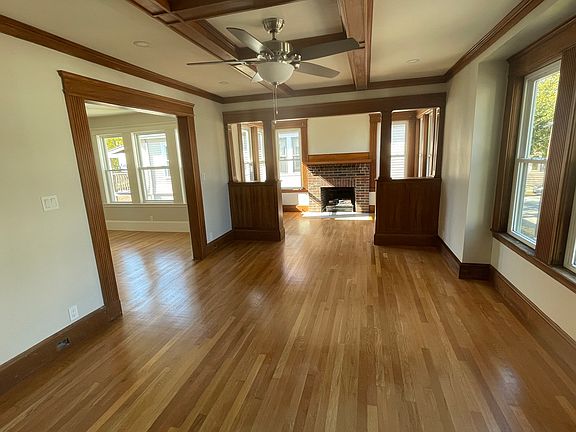 Living Room to fireplace