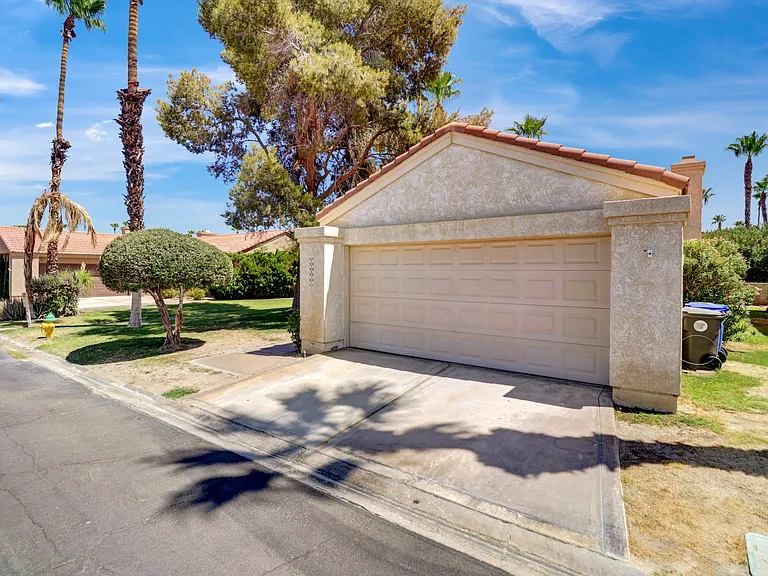 Attached two car garage with direct home access