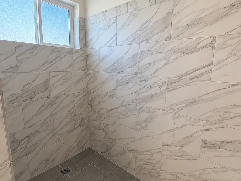 Master shower