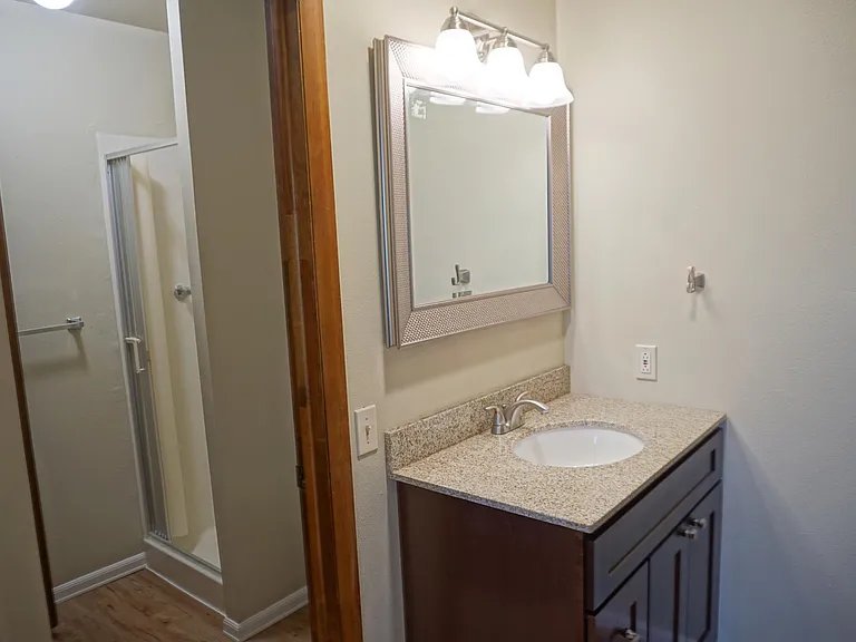 primary Bathroom, separate room for shower and toilet