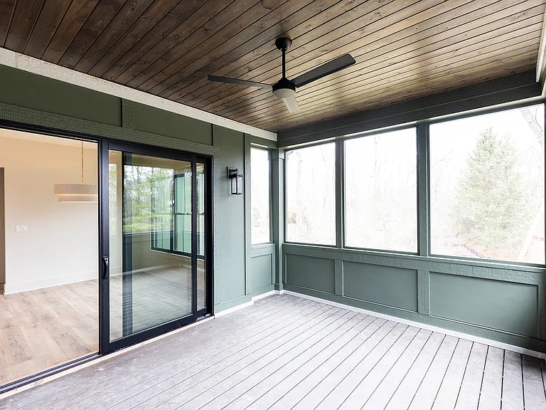 Screened porch.