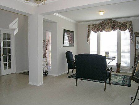 Living Room & French Doors of Home Office